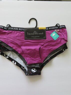 (#111) The Nightmare Before Christmas 3 Pack Hipster Cotton